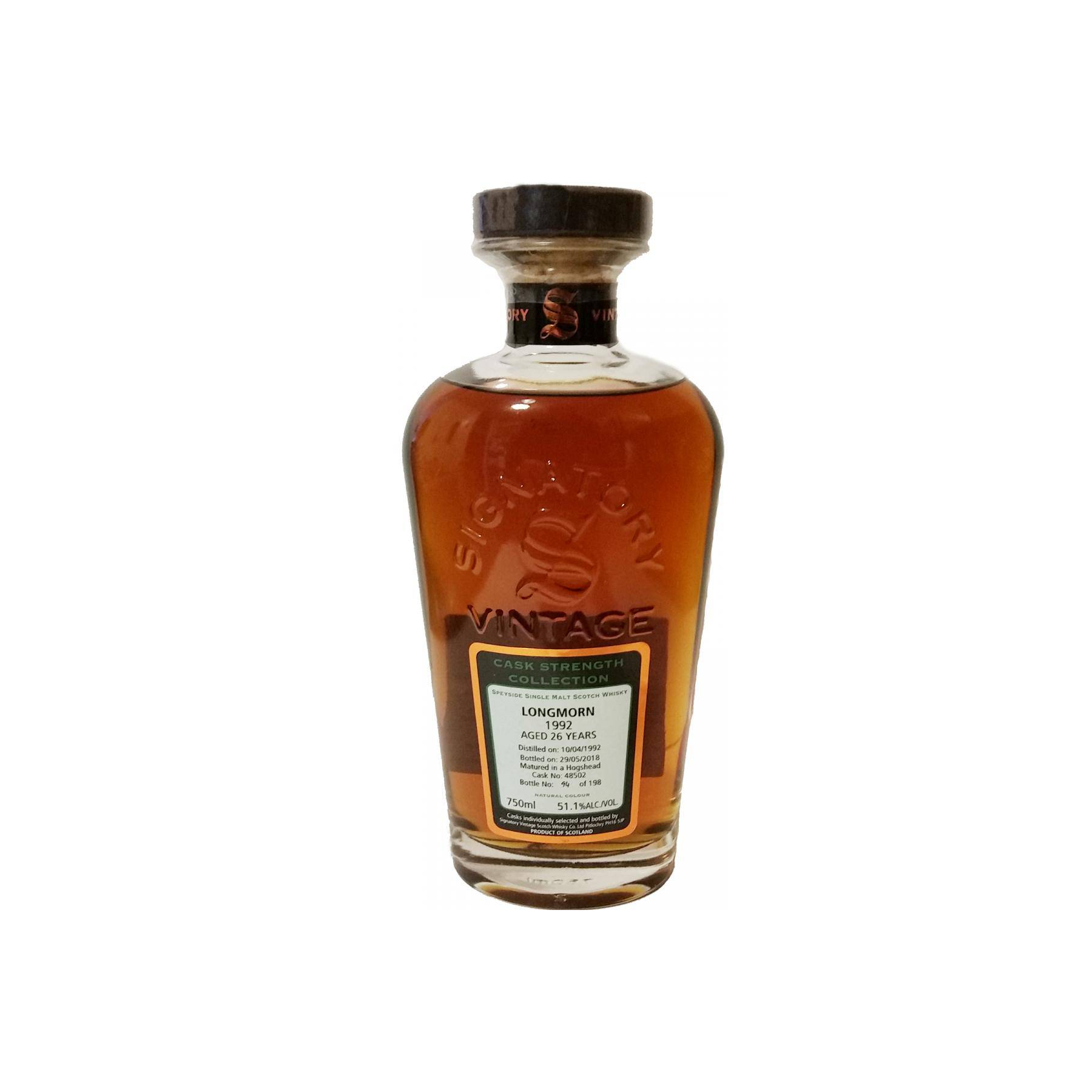 Longmorn Cask Strength Collection 1992 26 Years Single Malt Whisky