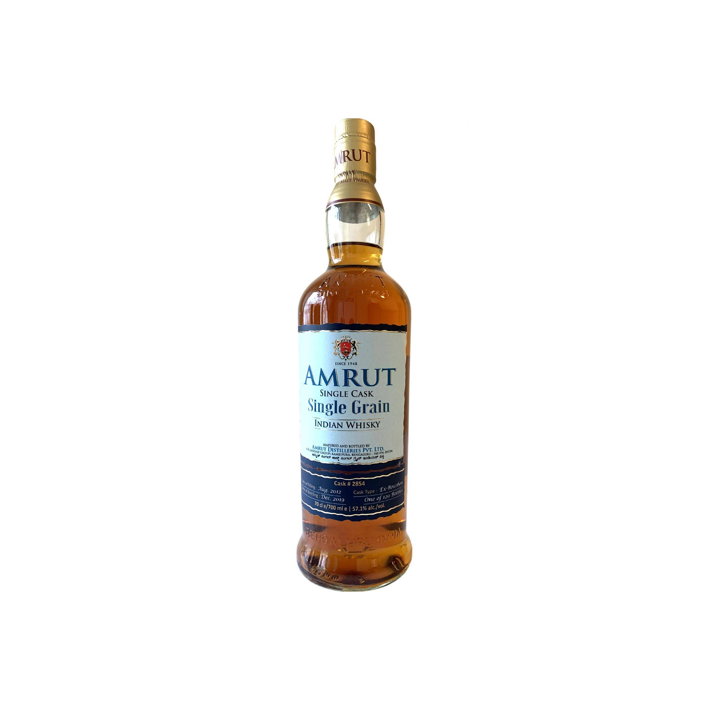 Amrut Single Cask 2012 7 Years Single Grain Whisky