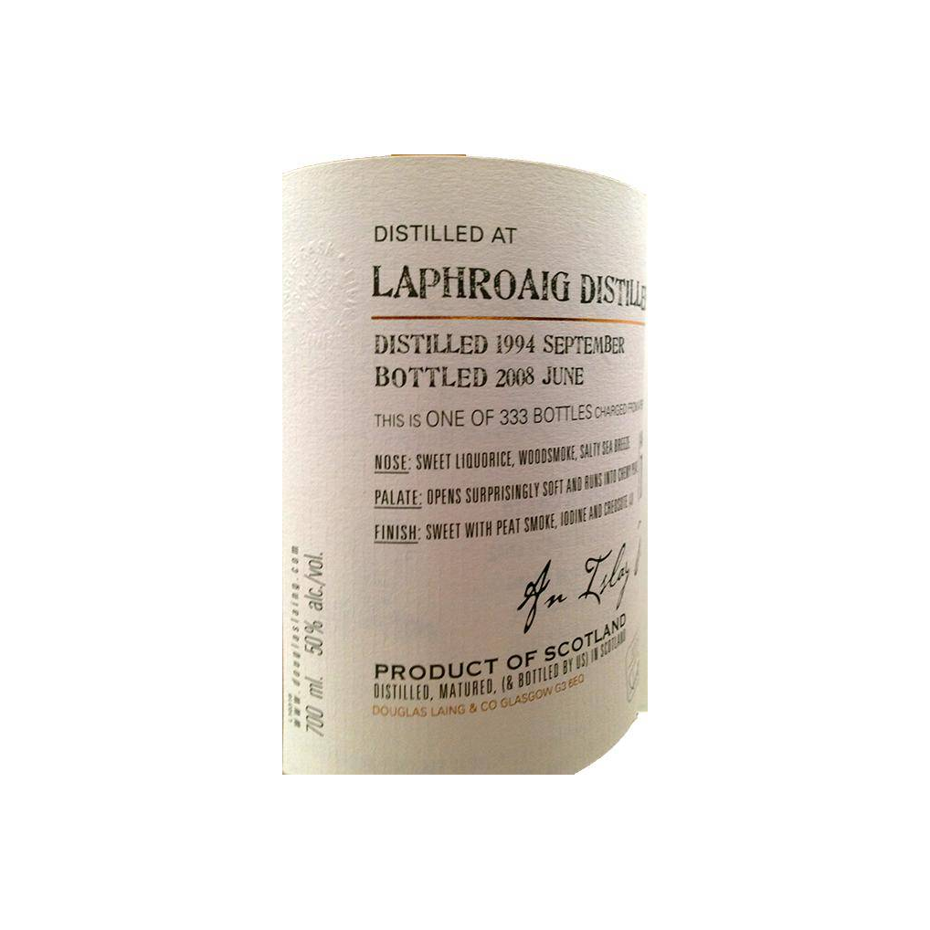 Laphroaig Old Malt Cask 1994 13 Years Single Malt Whisky 2