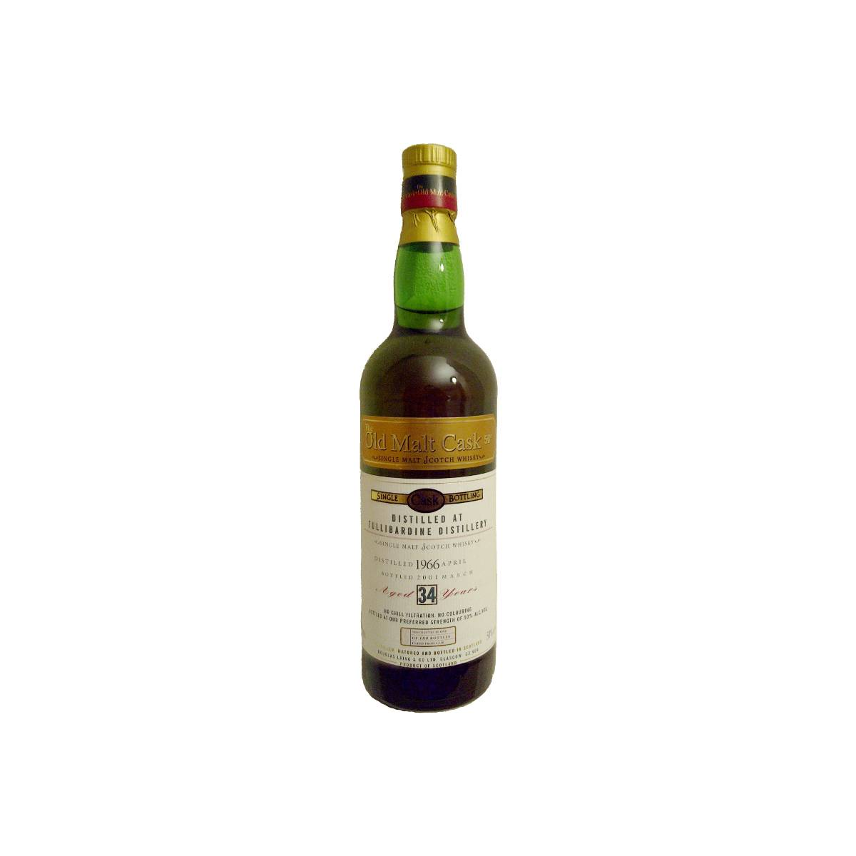 Tullibardine Old Malt Cask 1966 34 Years Single Malt Whisky
