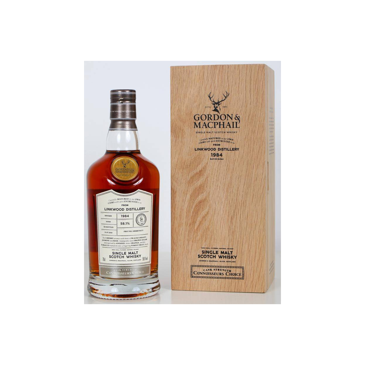 Linkwood Connoisseurs Choice - Cask Strength 1984 34 Years Single Malt Whisky 3