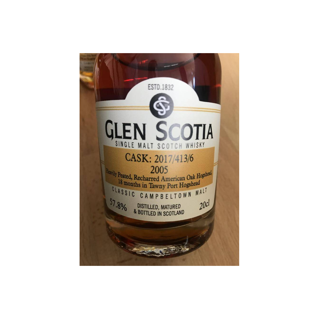Glen Scotia Single Cask 2005 14 Years Single Malt Whisky 2