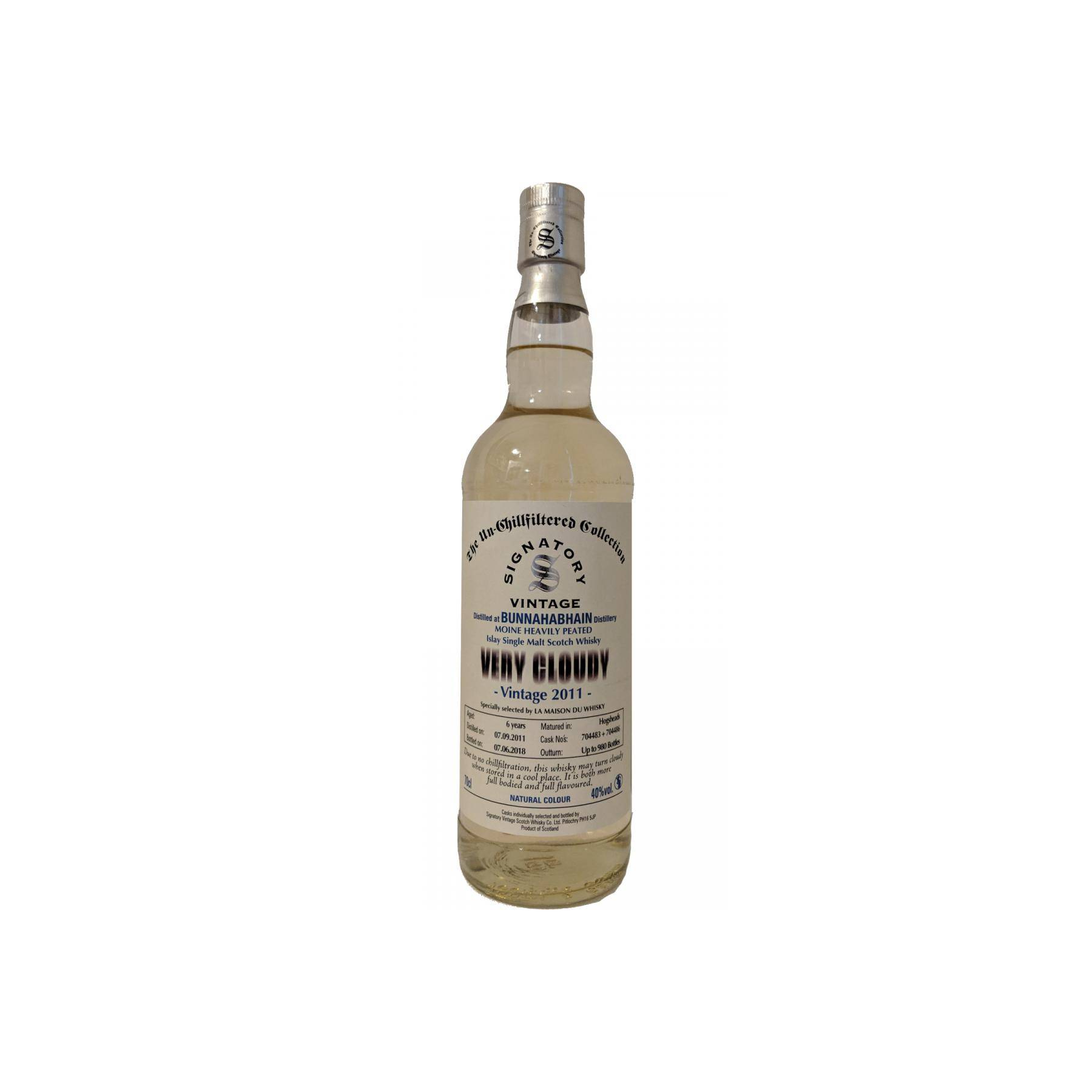 Bunnahabhain 2011 6 Years Single Malt Whisky