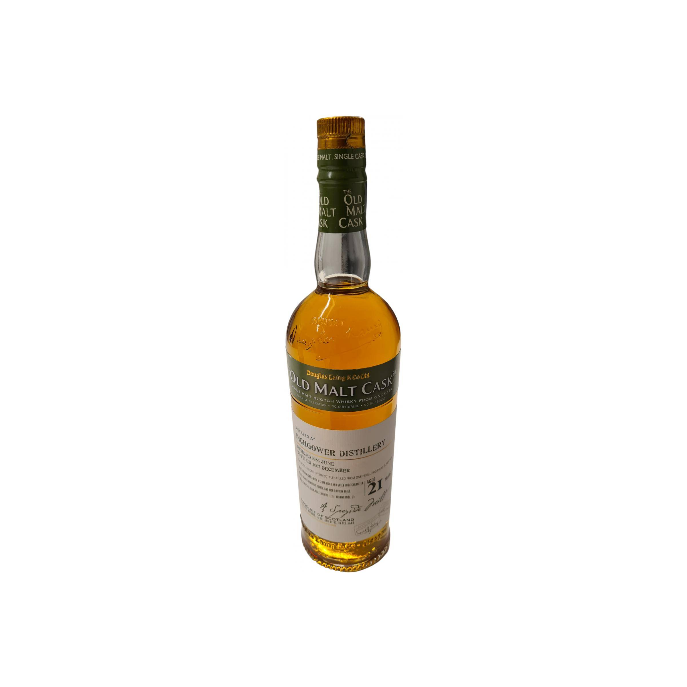 Inchgower Old Malt Cask 1986 21 Years Single Malt Whisky