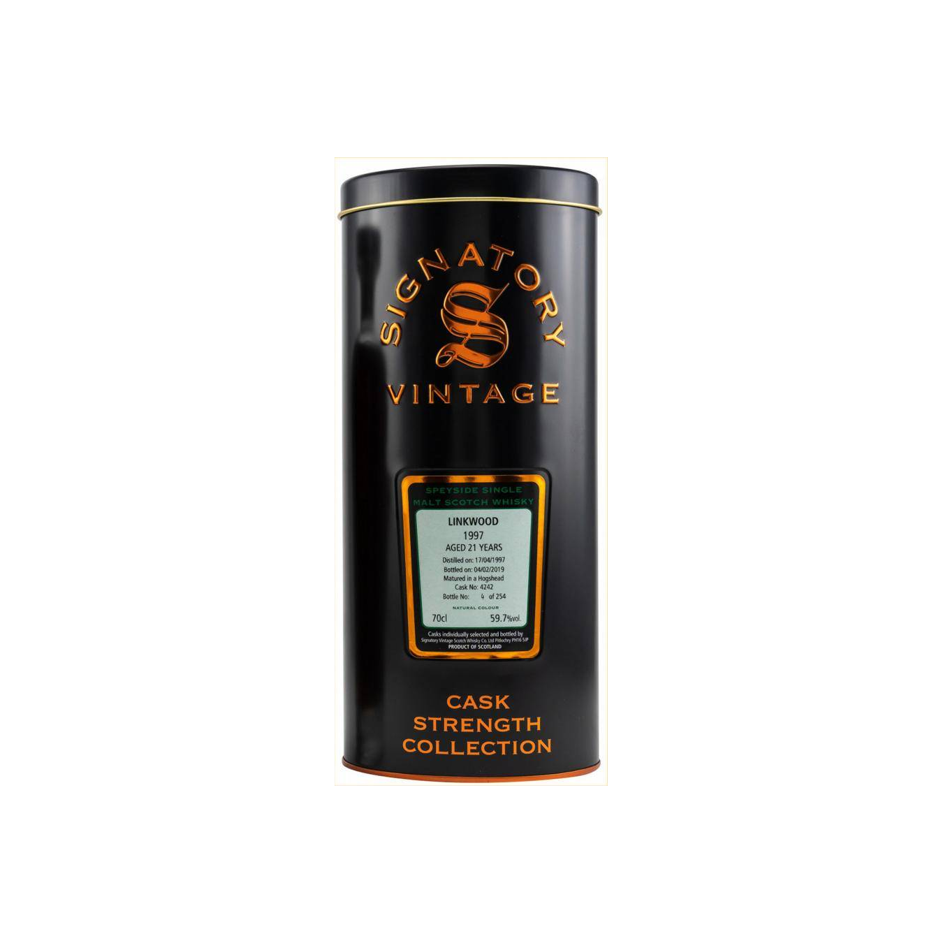 Linkwood Cask Strength Collection 1997 21 Years Single Malt Whisky 2