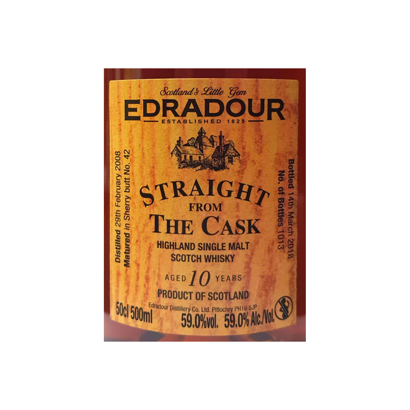 Edradour 2008 10 Years Single Malt Whisky 2