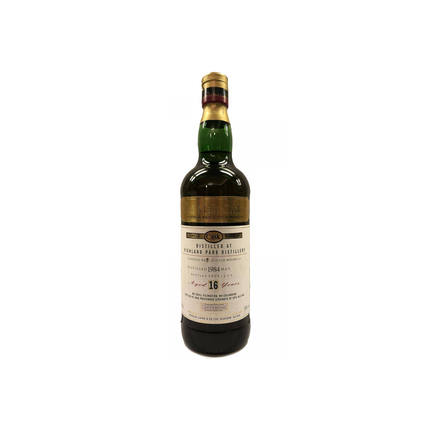 Highland Park Old Malt Cask 1984 16 Years Single Malt Whisky