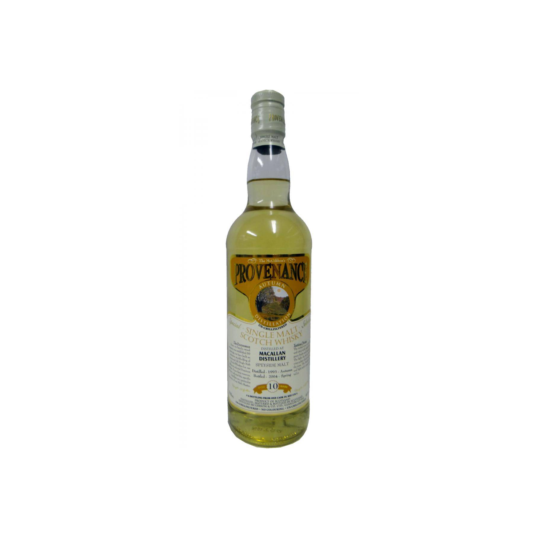 The Macallan McGibbon's Provenance 1993 10 Years Single Malt Whisky