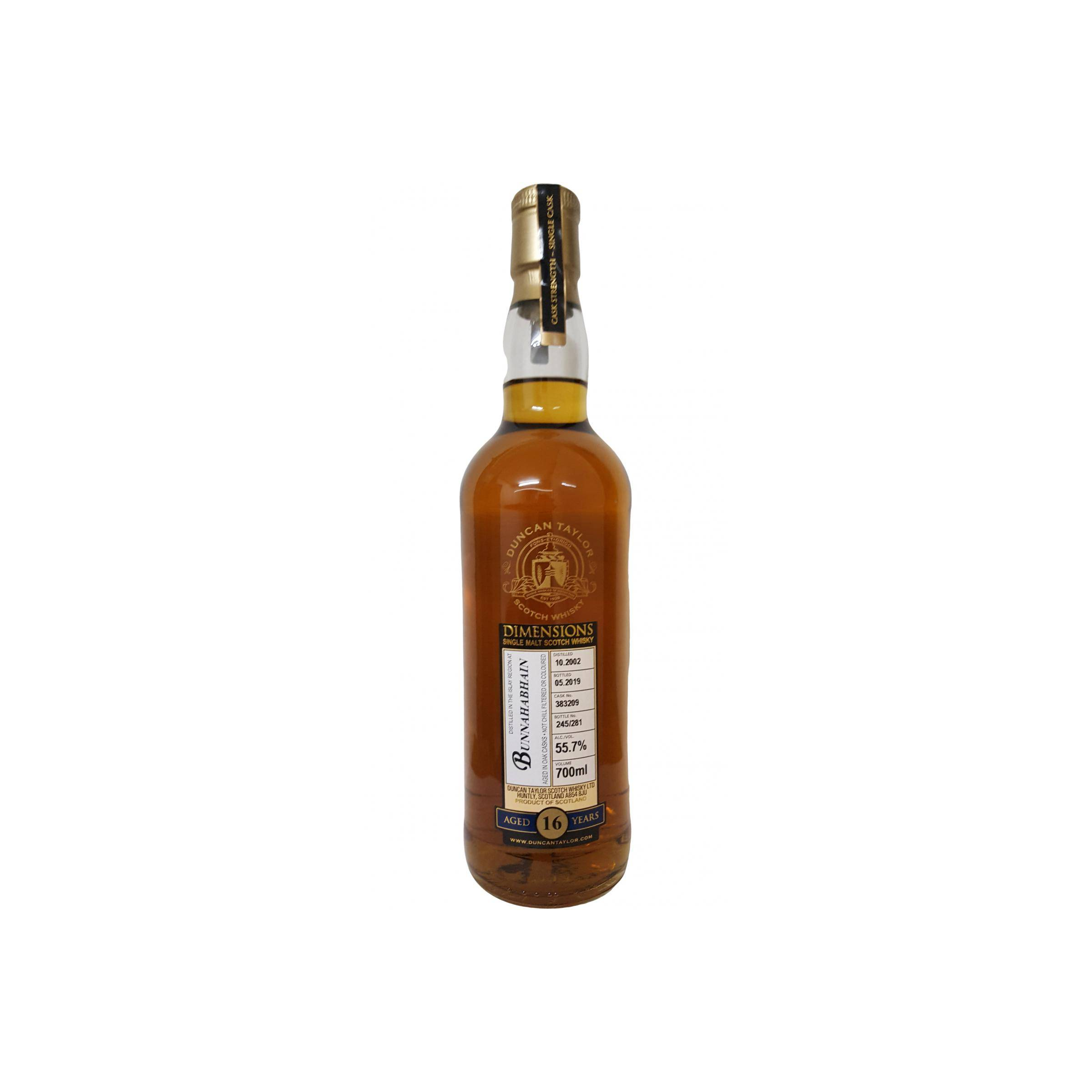Bunnahabhain Dimensions 2002 16 Years Single Malt Whisky