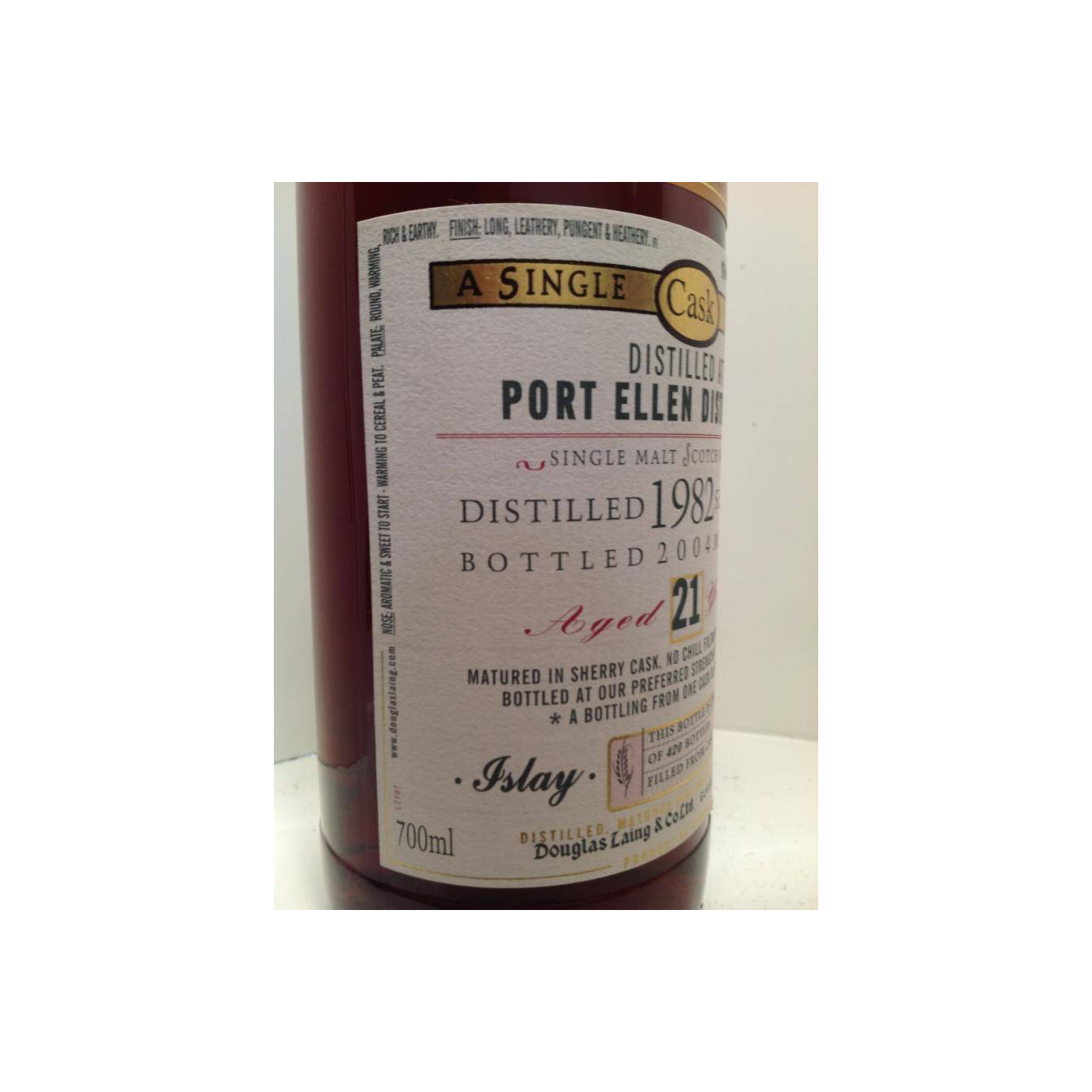 Port Ellen Old Malt Cask 1982 21 Years Single Malt Whisky 2