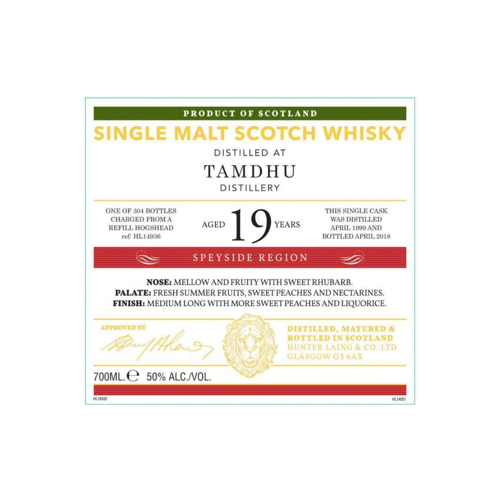 Tamdhu Old Malt Cask 1999 19 Years Single Malt Whisky 3