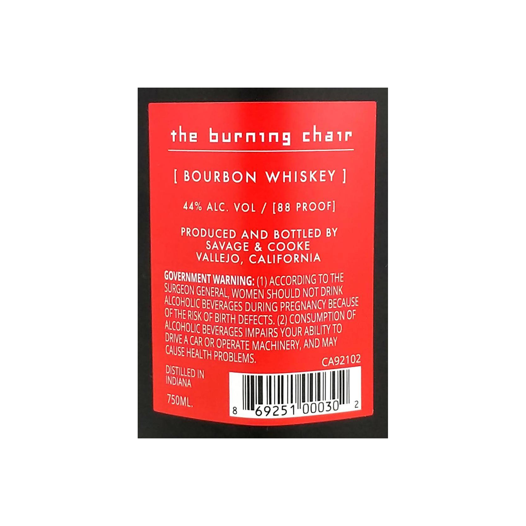 The Burning Chair Bourbon Whisky 3