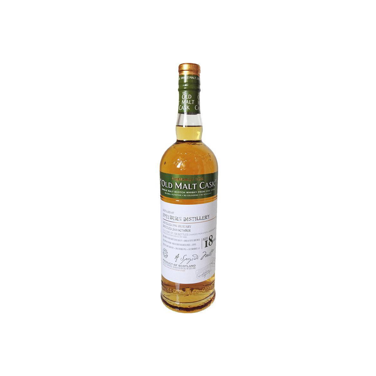 Spey Old Malt Cask 1990 18 Years Single Malt Whisky 2