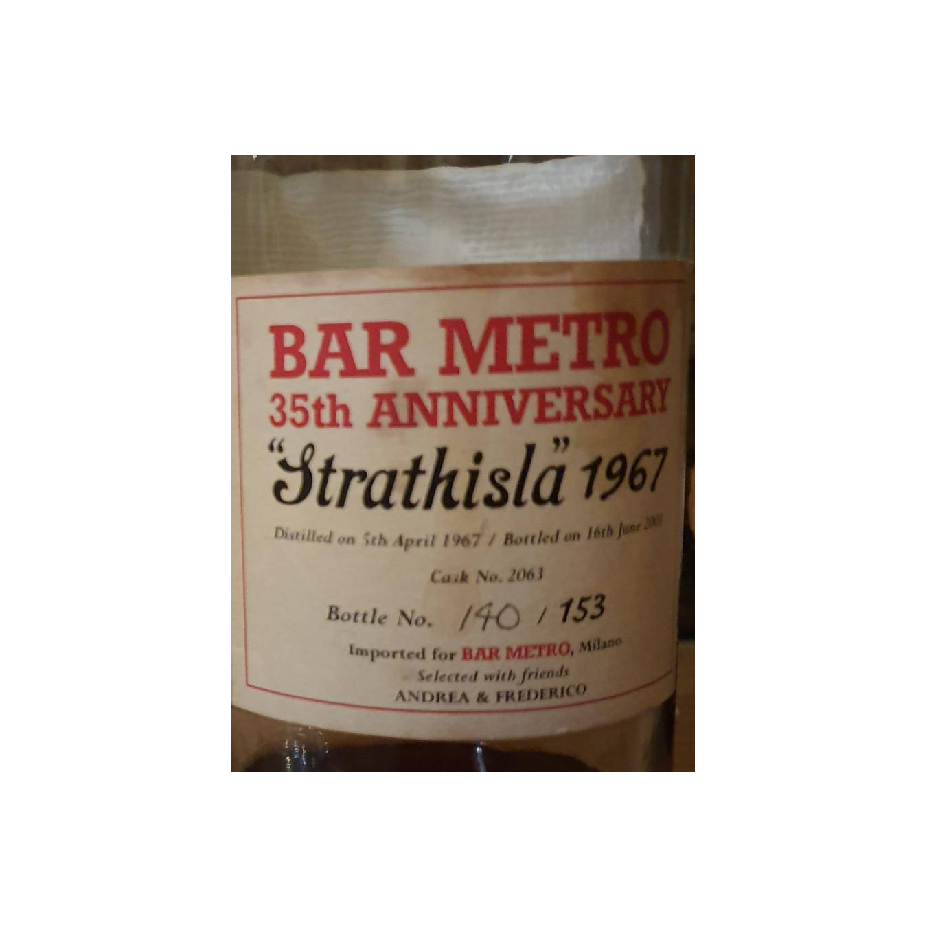 Strathisla 1967 36 Years Single Malt Whisky 2