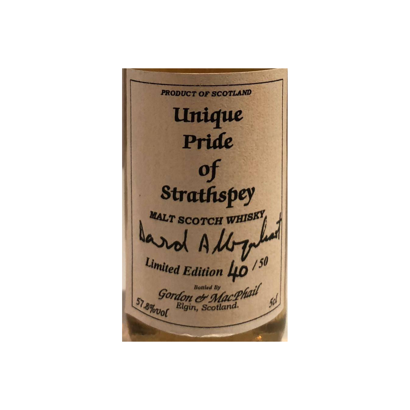 Gordon & MacPhail Miniature Blended Malt Whisky 2