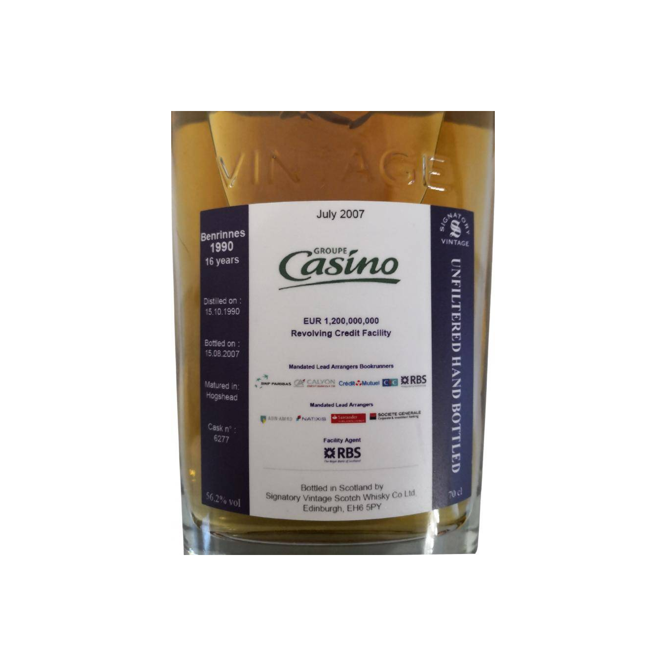 Benrinnes Cask Strength Collection 1990 16 Years Single Malt Whisky