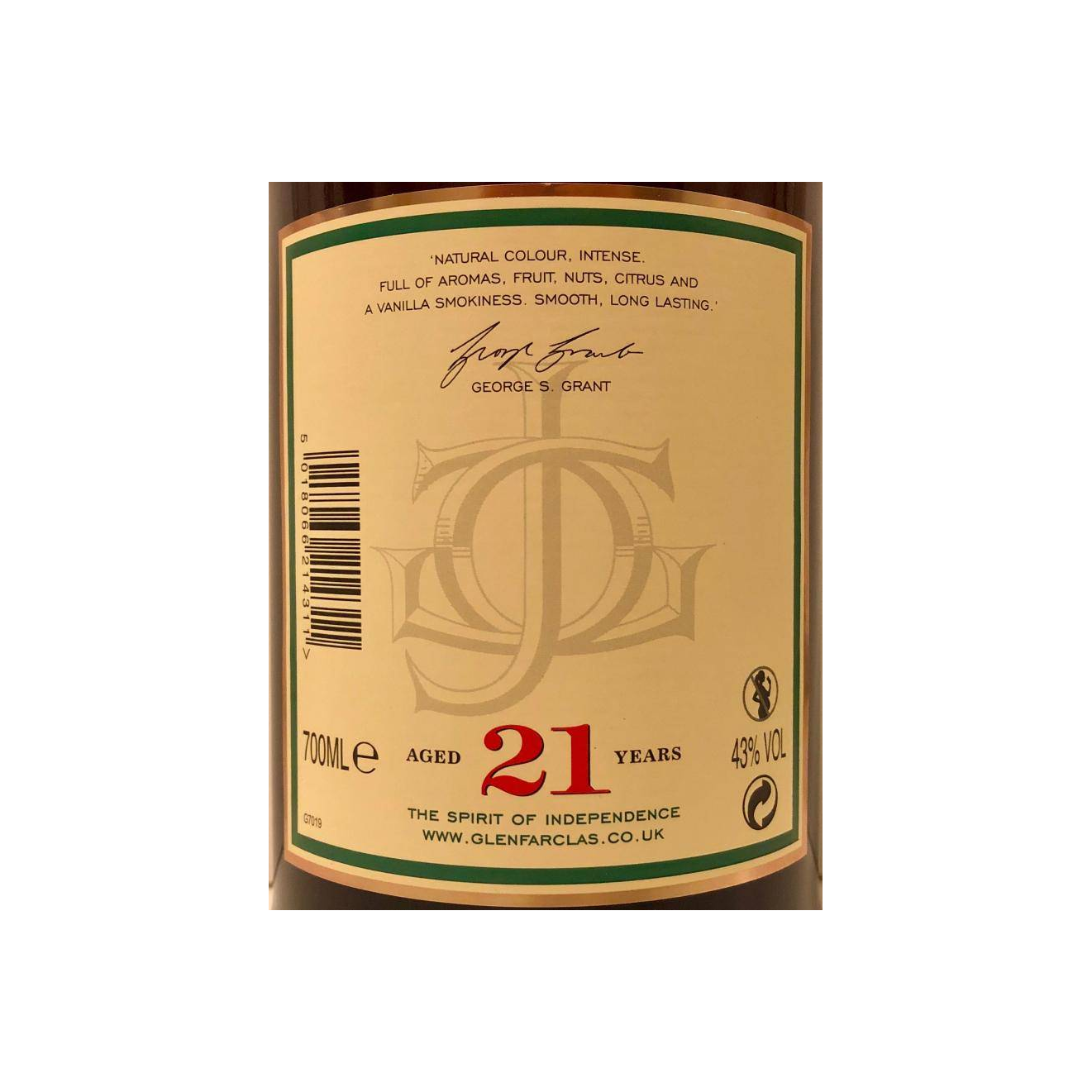 Glenfarclas 21 Years Single Malt Whisky 2
