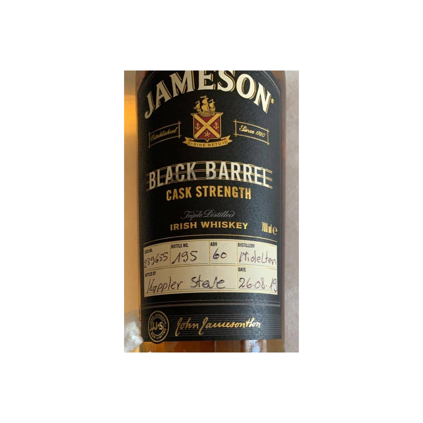 Jameson Single Malt Whisky