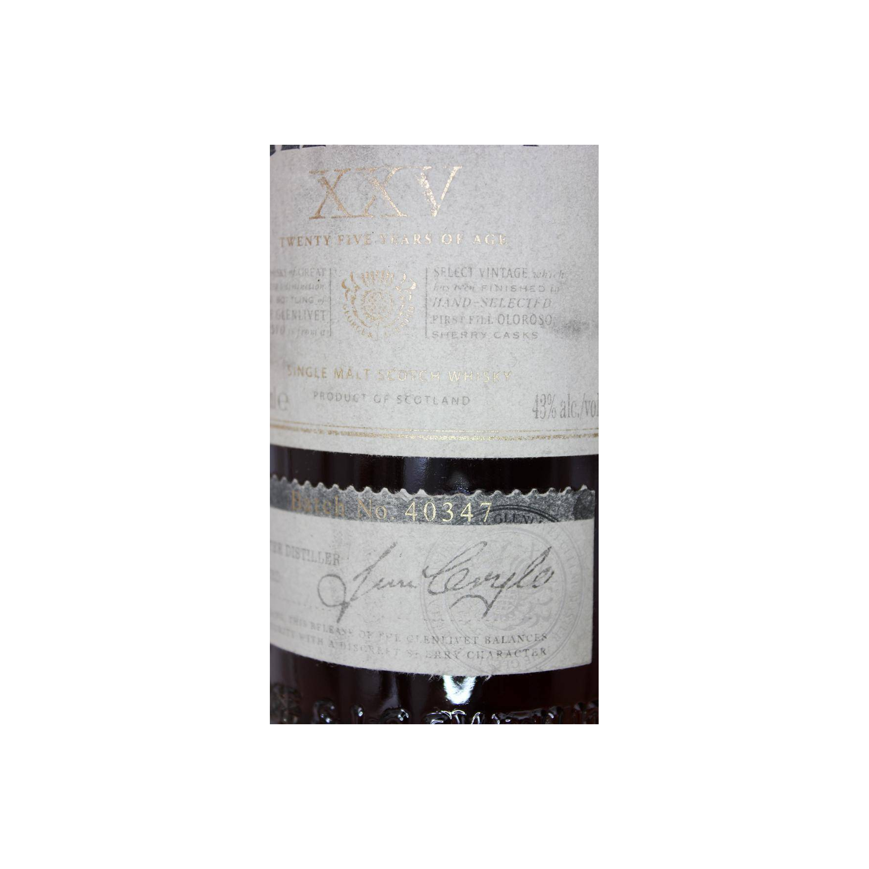 The Glenlivet 25 Years Single Malt Whisky 2