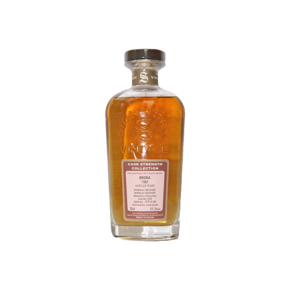Brora Cask Strength Collection 1981 23 Years Single Malt Whisky