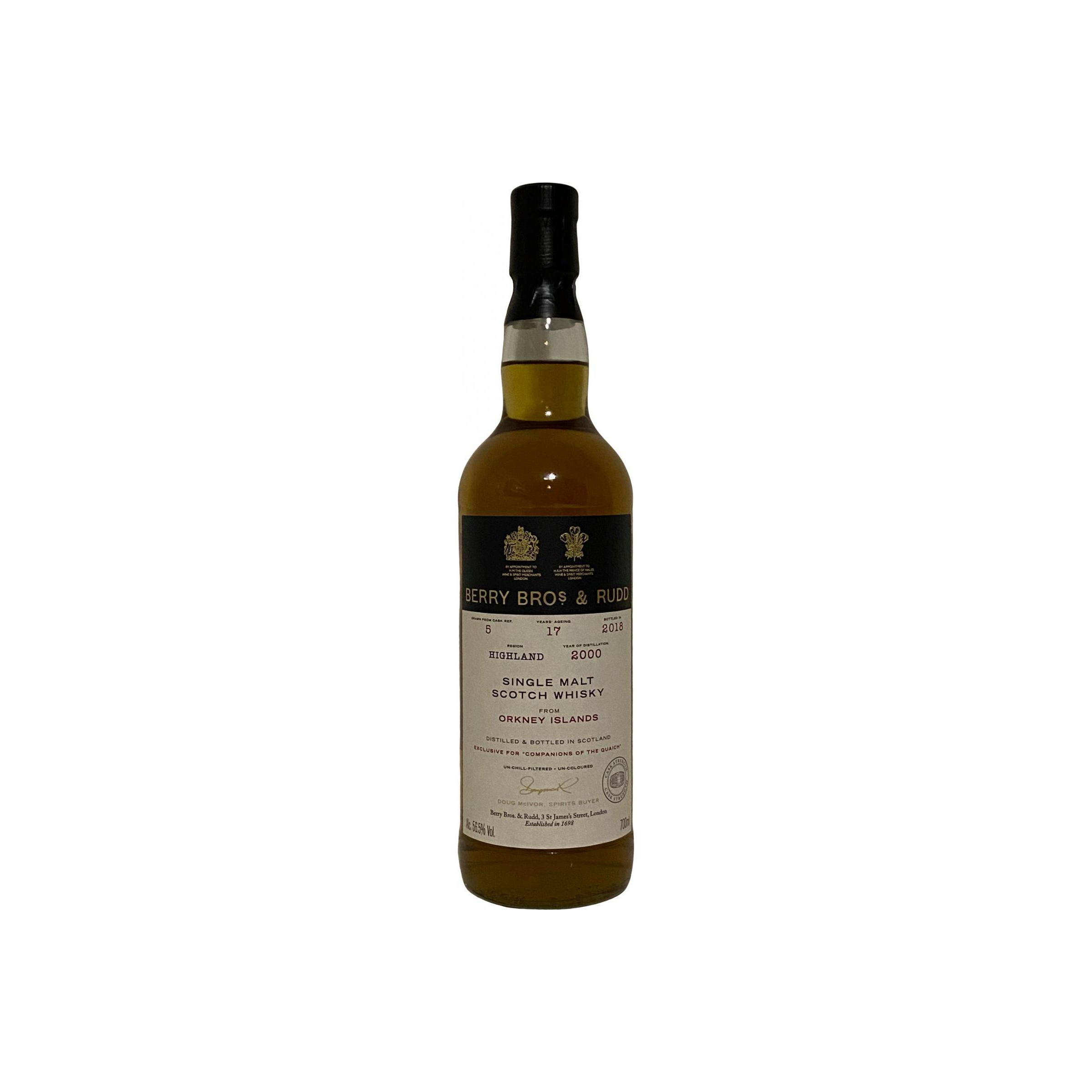 Berry Bros. & Rudd 2000 17 Years Single Malt Whisky