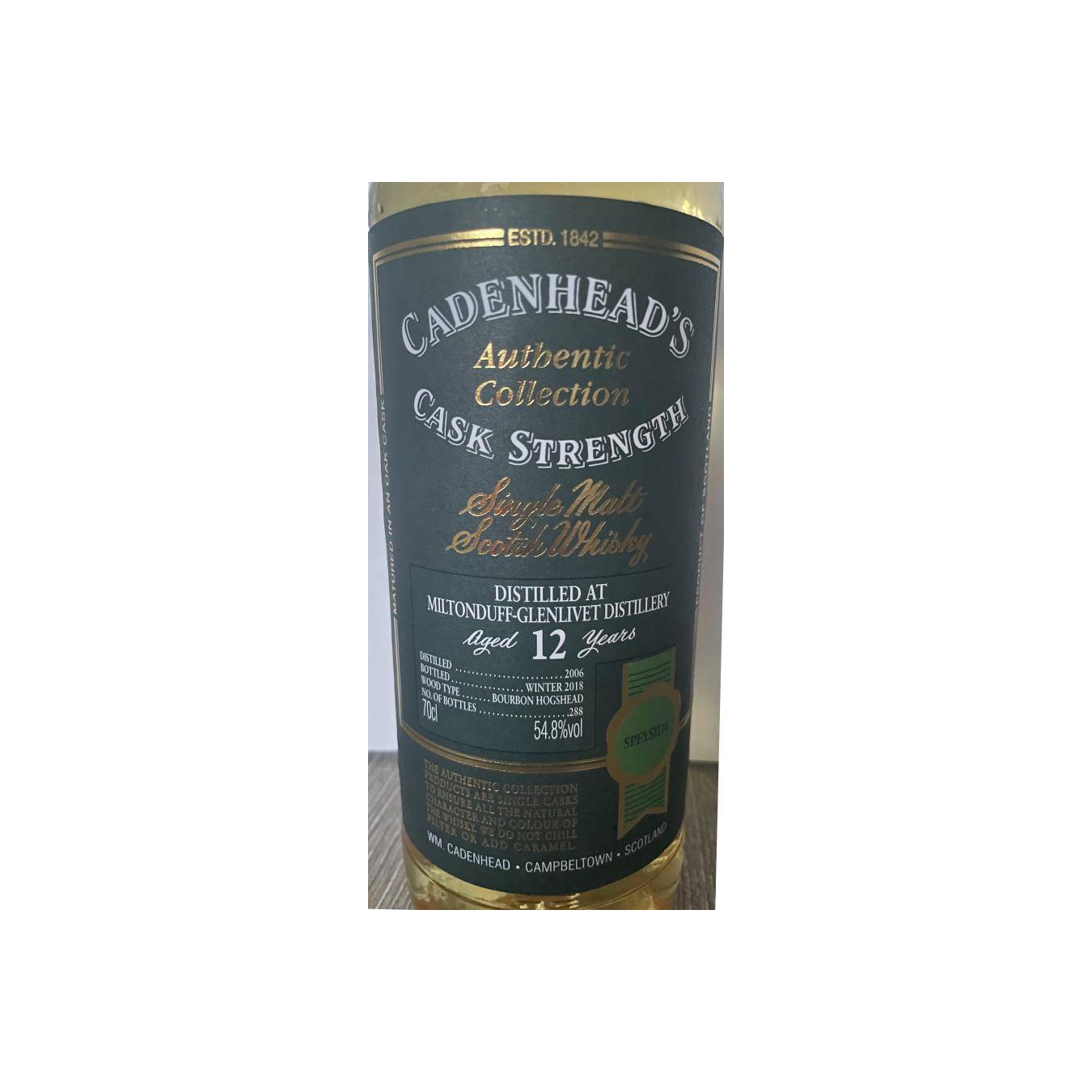 Miltonduff Authentic Collection 2006 12 Years Single Malt Whisky 3