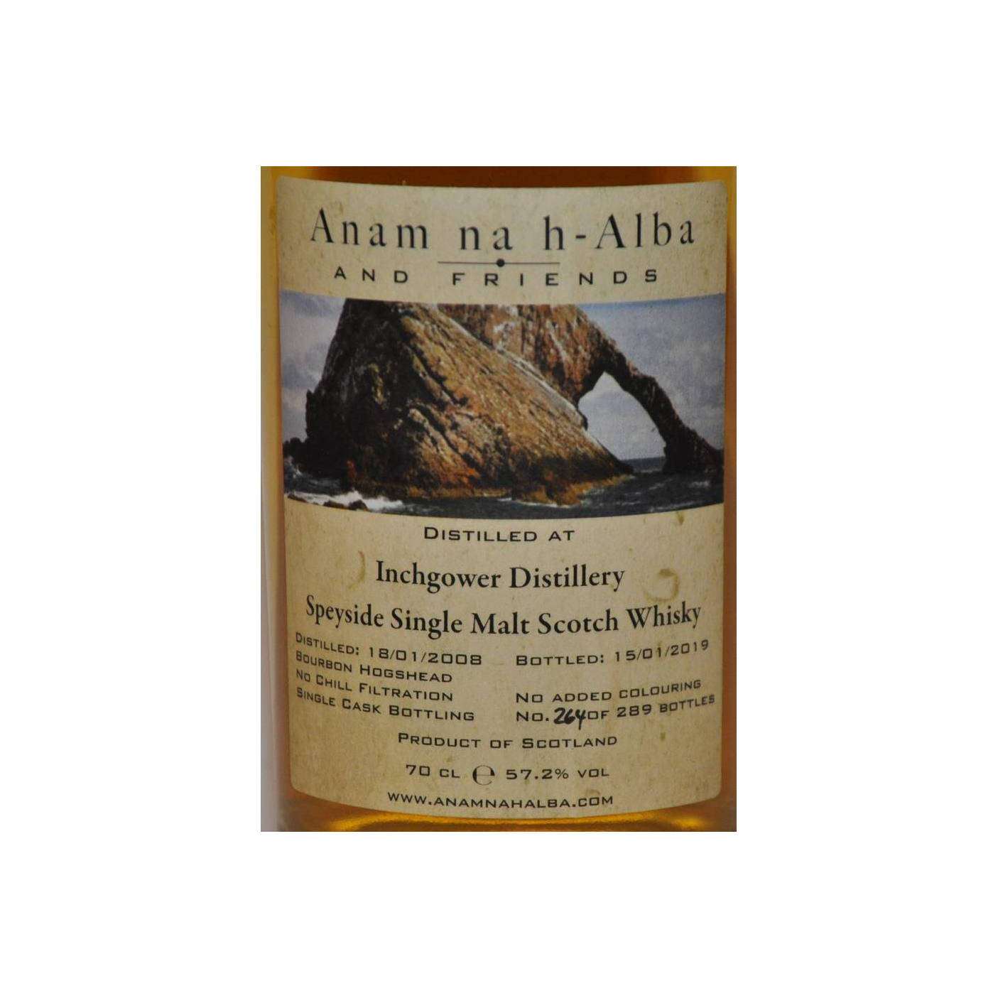 Inchgower 2008 10 Years Single Malt Whisky 2