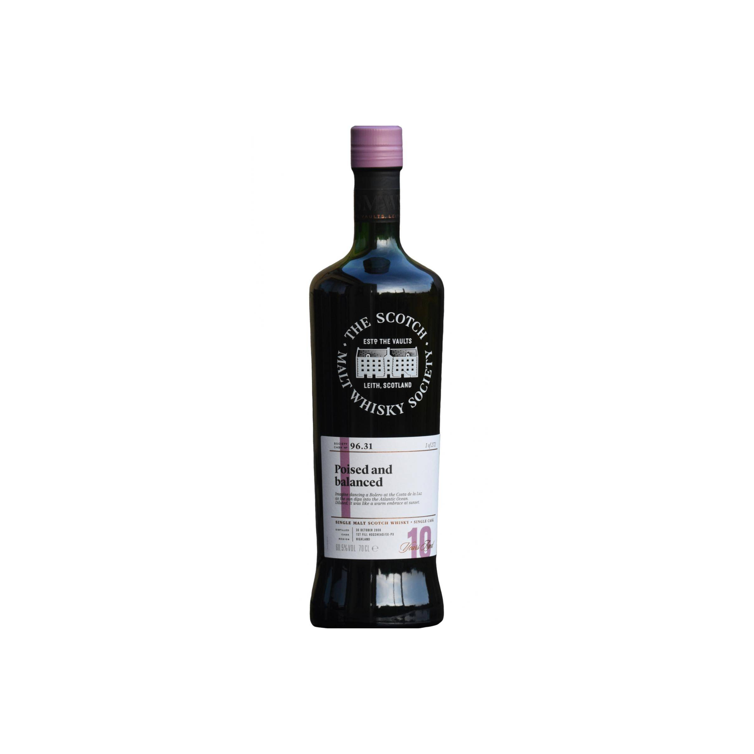 The Scotch Malt Whisky Society 2008 10 Years Single Malt Whisky
