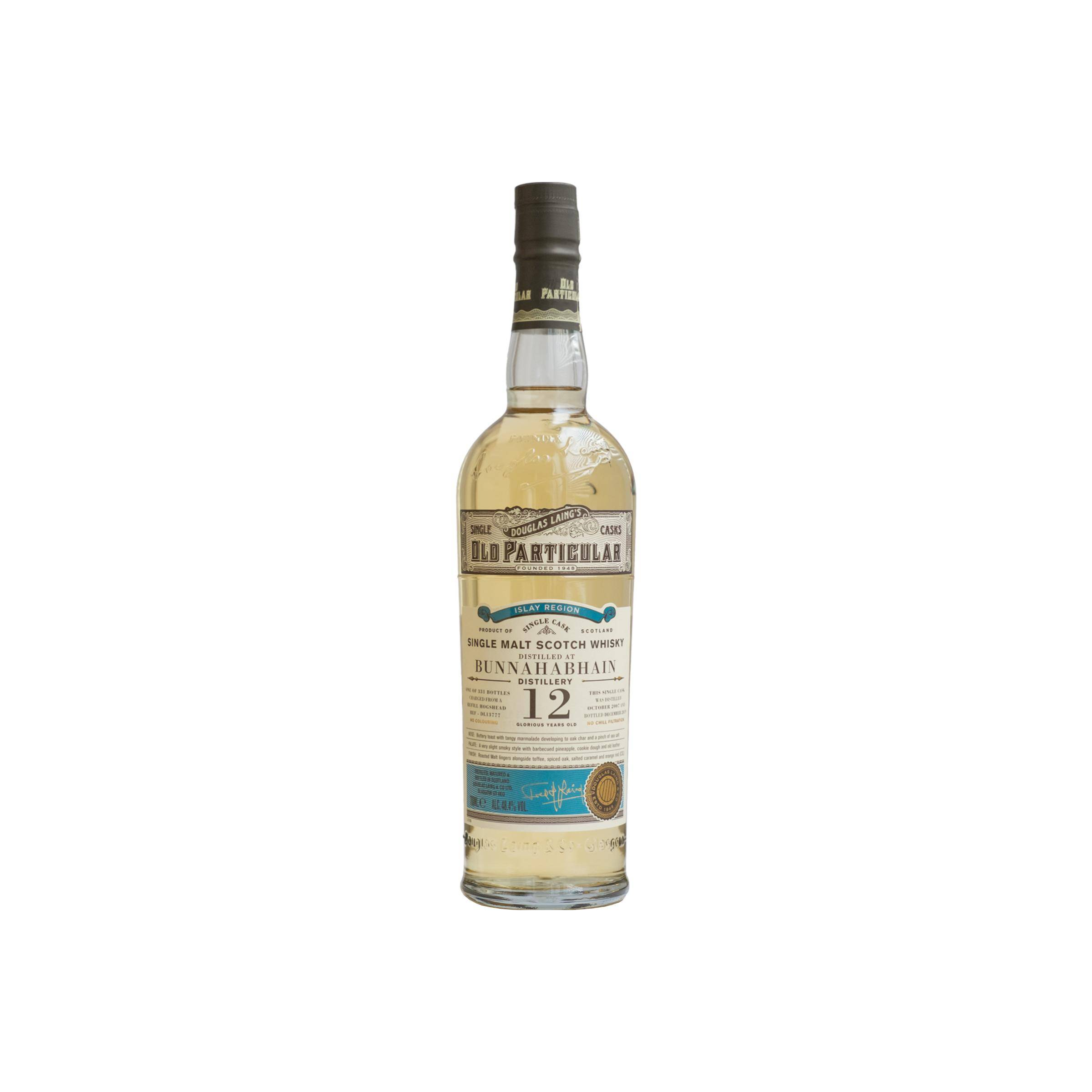 Bunnahabhain Old Particular 2007 12 Years Single Malt Whisky