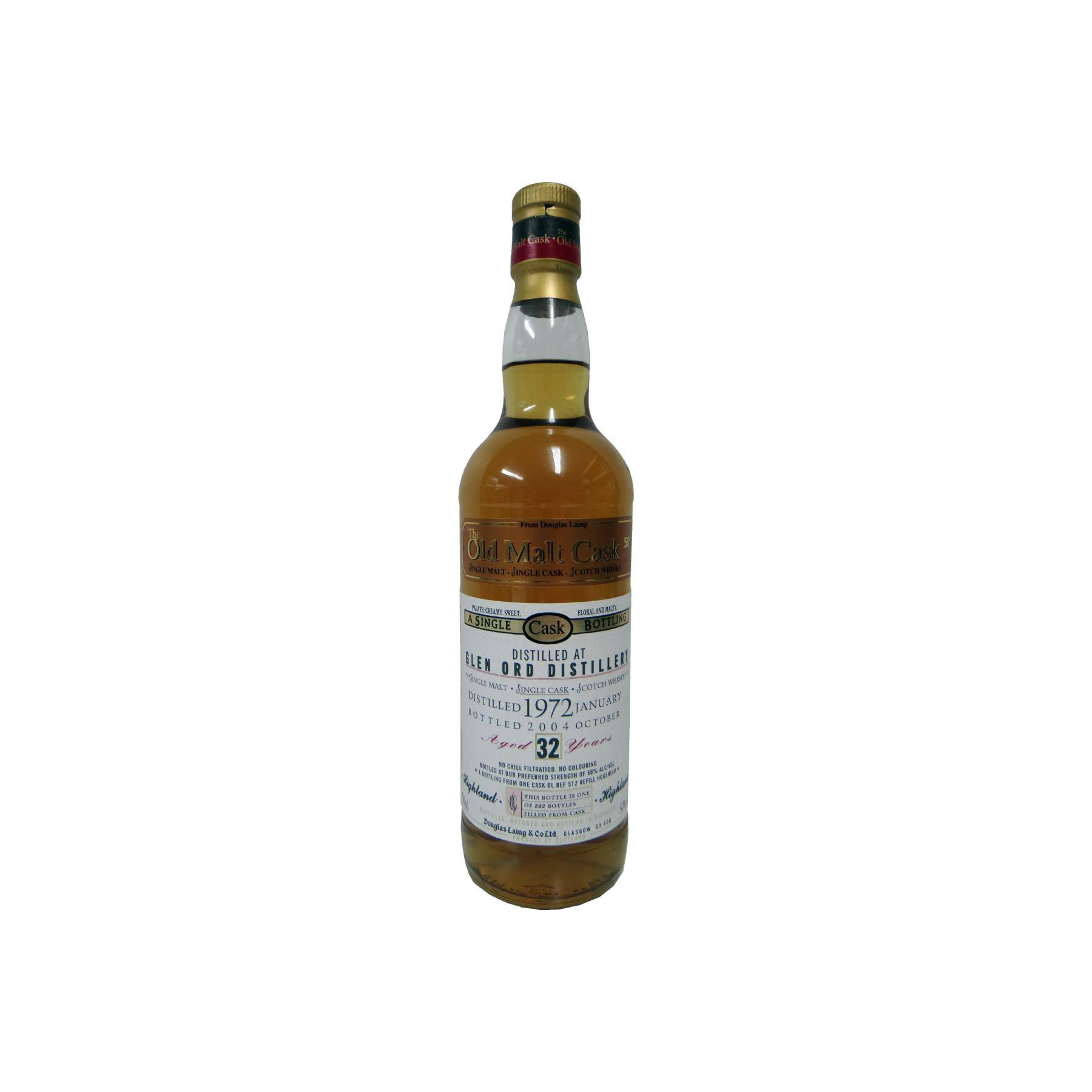 Glen Ord Old Malt Cask 1972 32 Years Single Malt Whisky