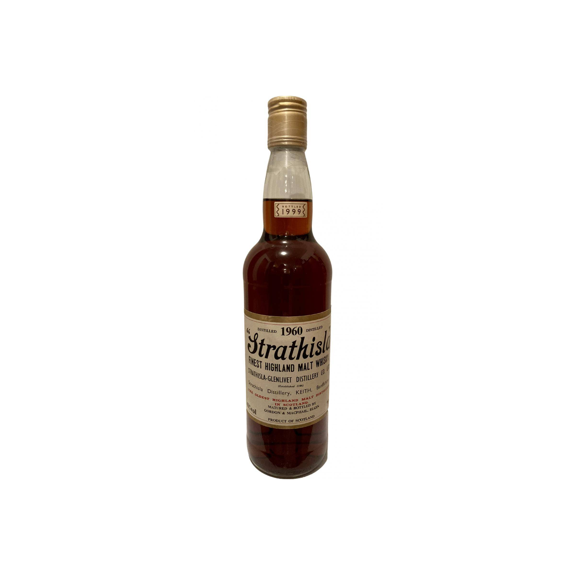 Strathisla Licensed Bottling 1960 39 Years Single Malt Whisky