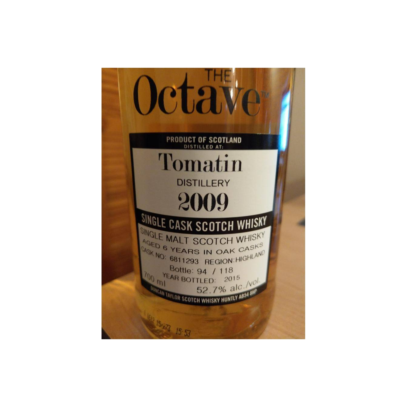 Tomatin The Octave 2009 6 Years Single Malt Whisky 2