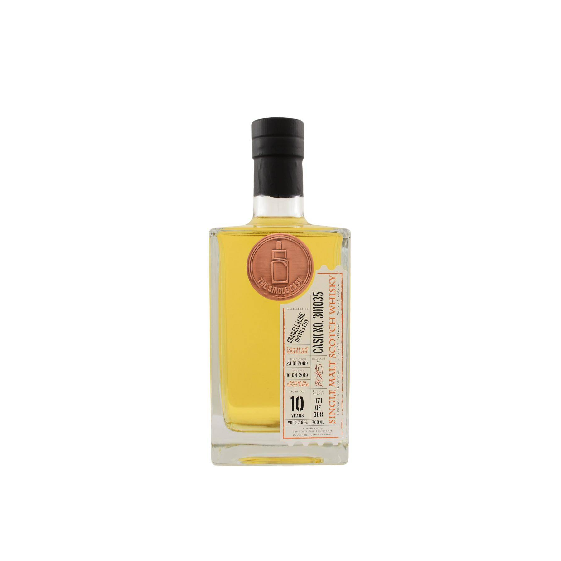 Craigellachie 2009 10 Years Single Malt Whisky