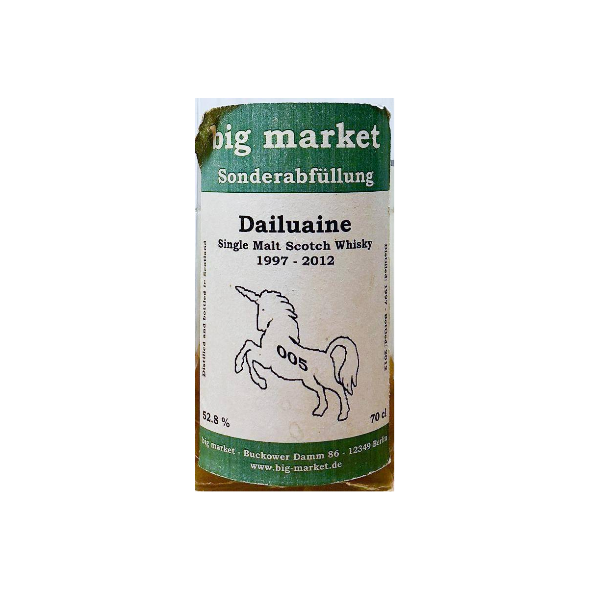 Dailuaine 1997 15 Years Single Malt Whisky 2