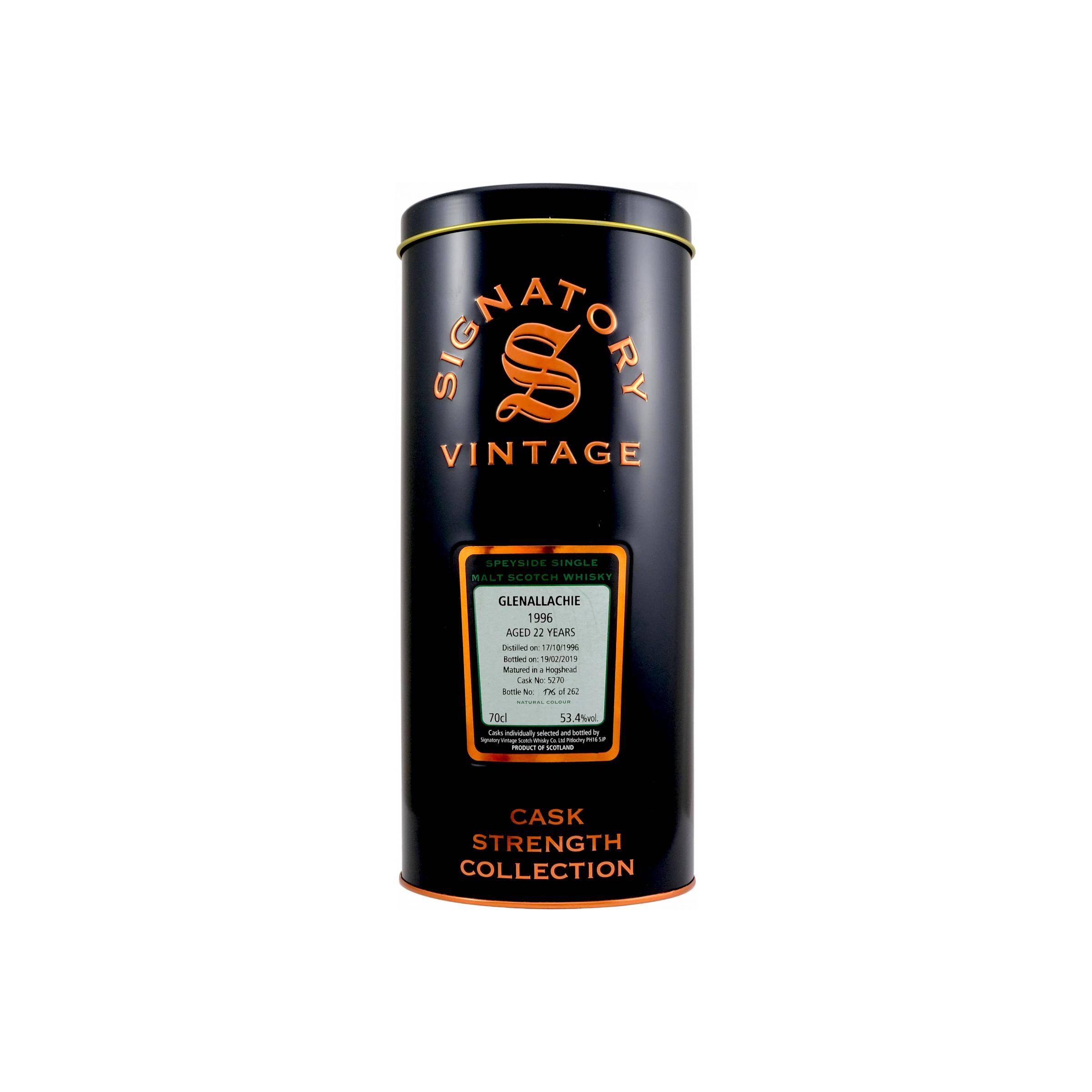 The GlenAllachie Cask Strength Collection 1996 22 Years Single Malt Whisky 2