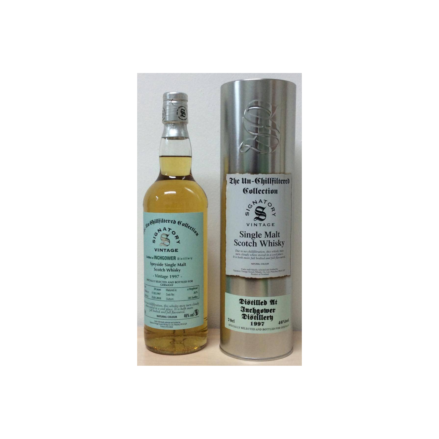 Inchgower The Un-Chillfiltered Collection 1997 20 Years Single Malt Whisky 2