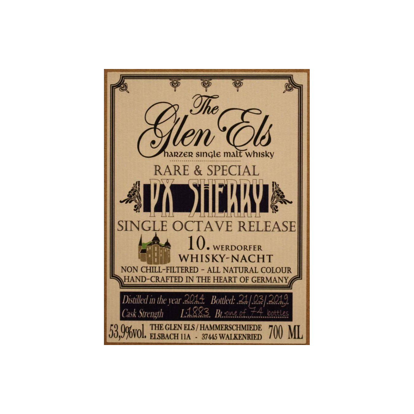 Glen Els PX Sherry Single Octave Release 3