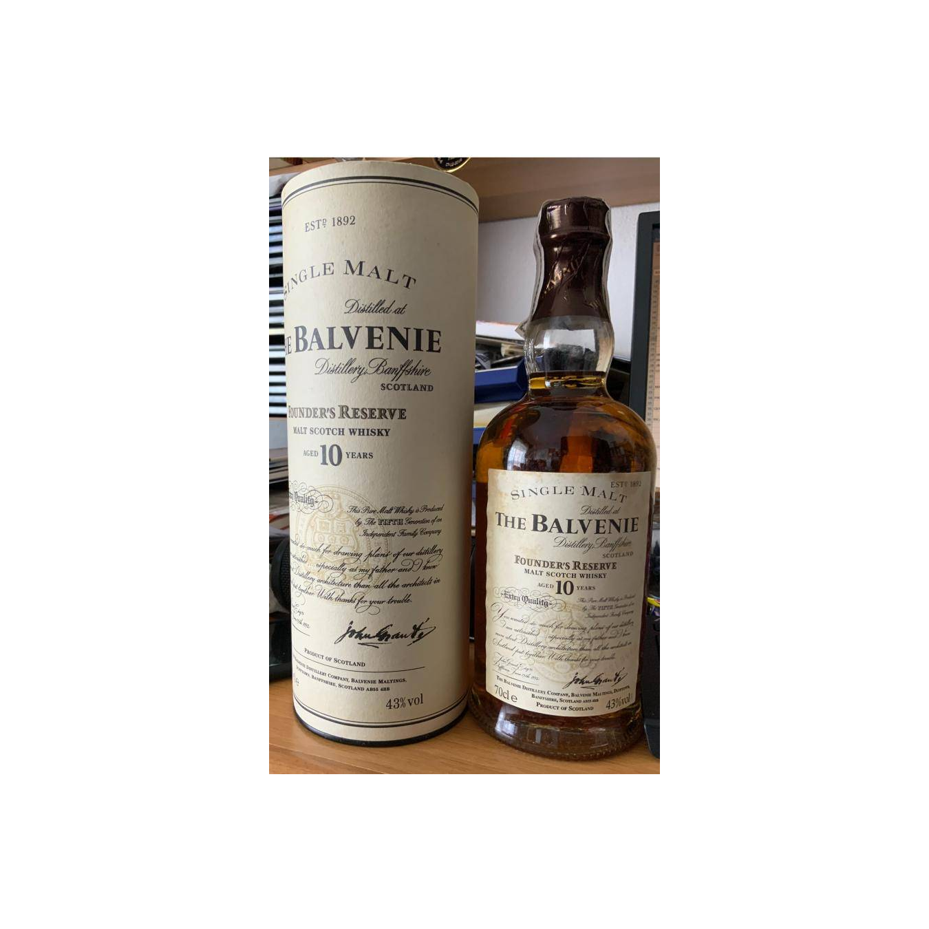The Balvenie 10 Years Single Malt Whisky