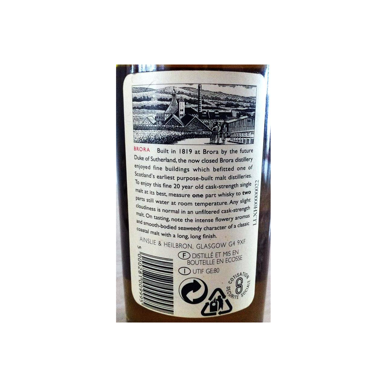 Brora 1975 20 Years Single Malt Whisky 3