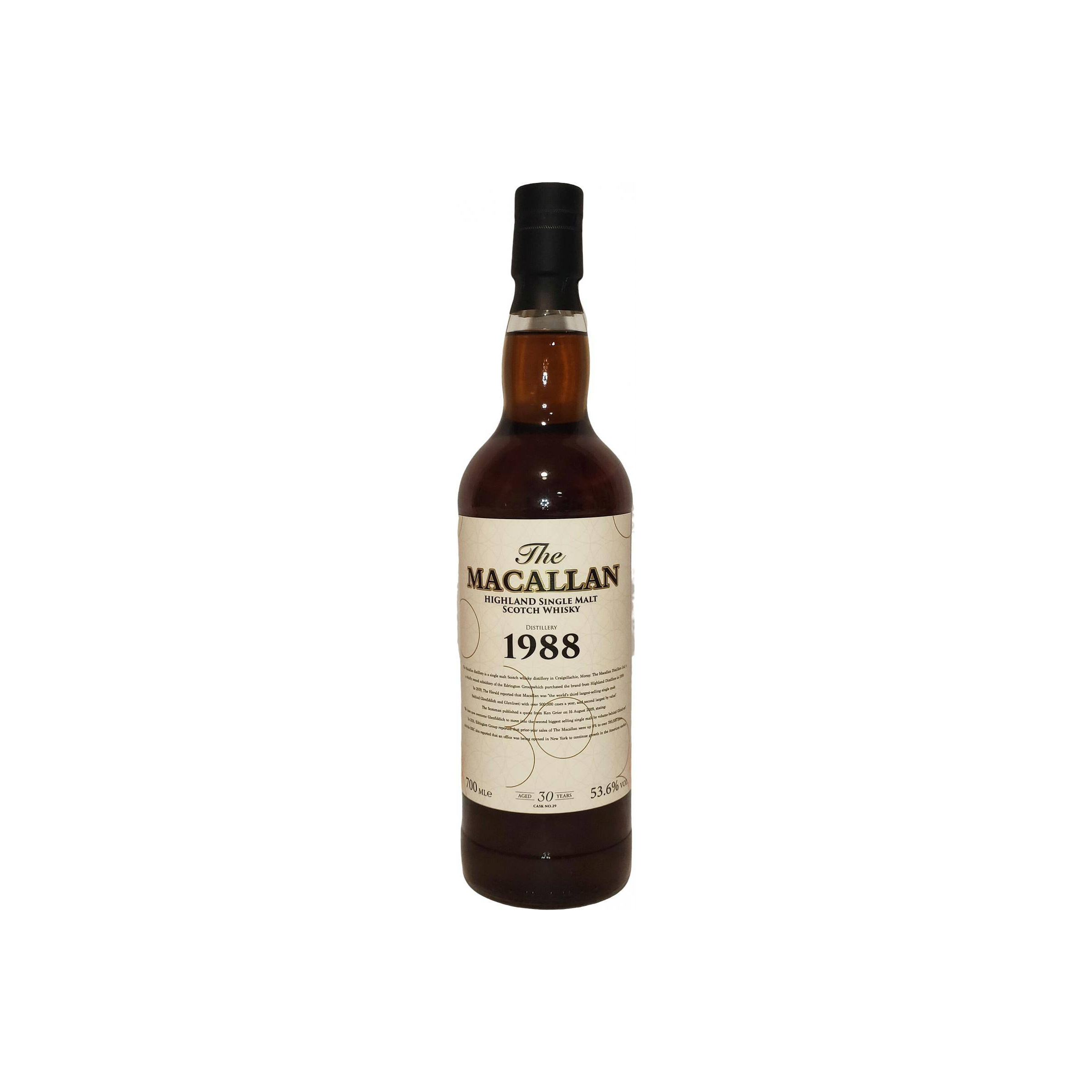 The Macallan 1988 30 Years Single Malt Whisky