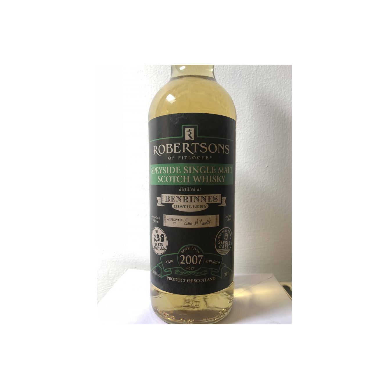 Benrinnes 2007 10 Years Single Malt Whisky 2