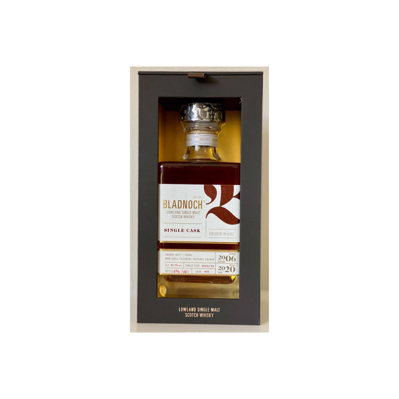 Bladnoch Single Cask 2006 13 Years Single Malt Whisky 2