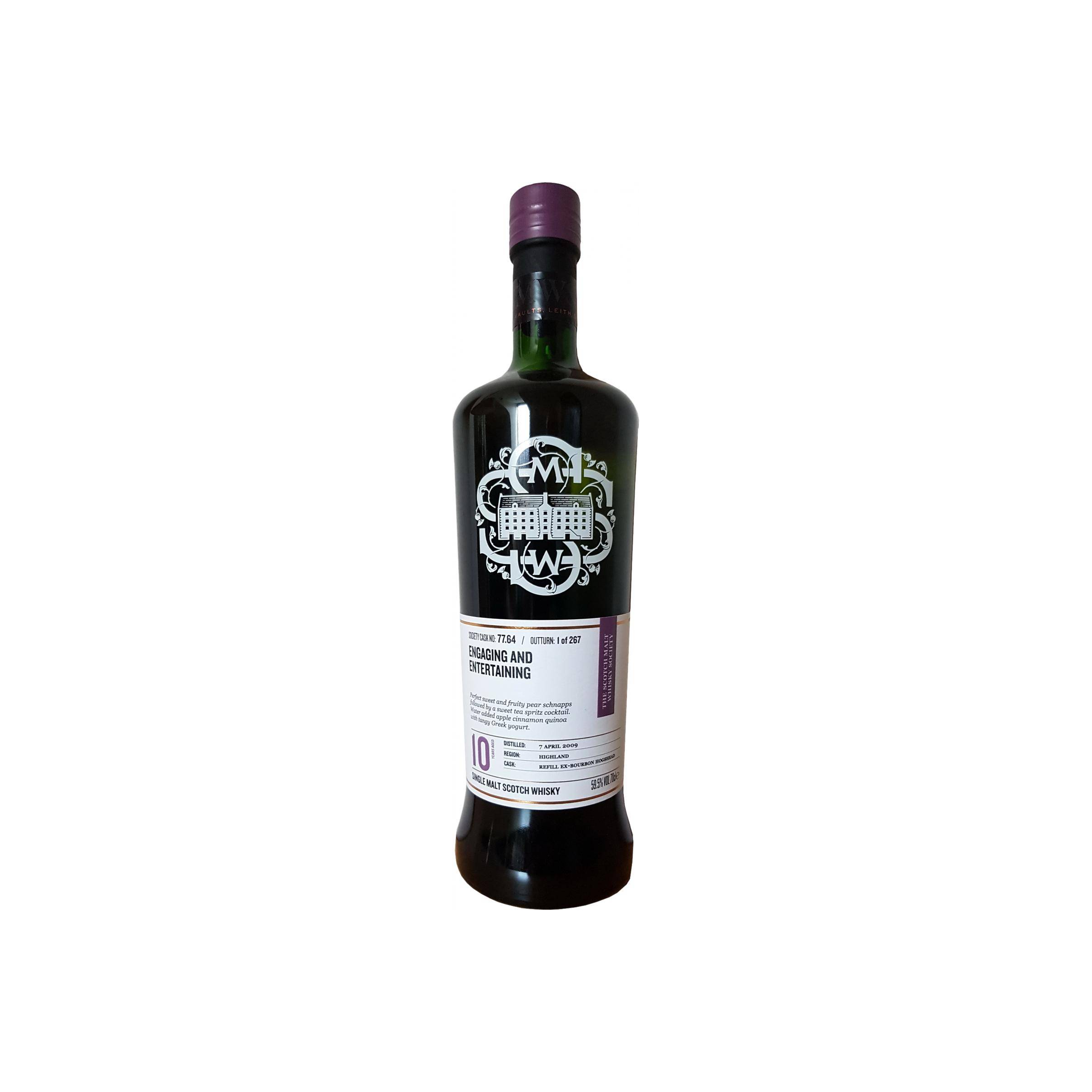 The Scotch Malt Whisky Society 2009 10 Years Single Malt Whisky