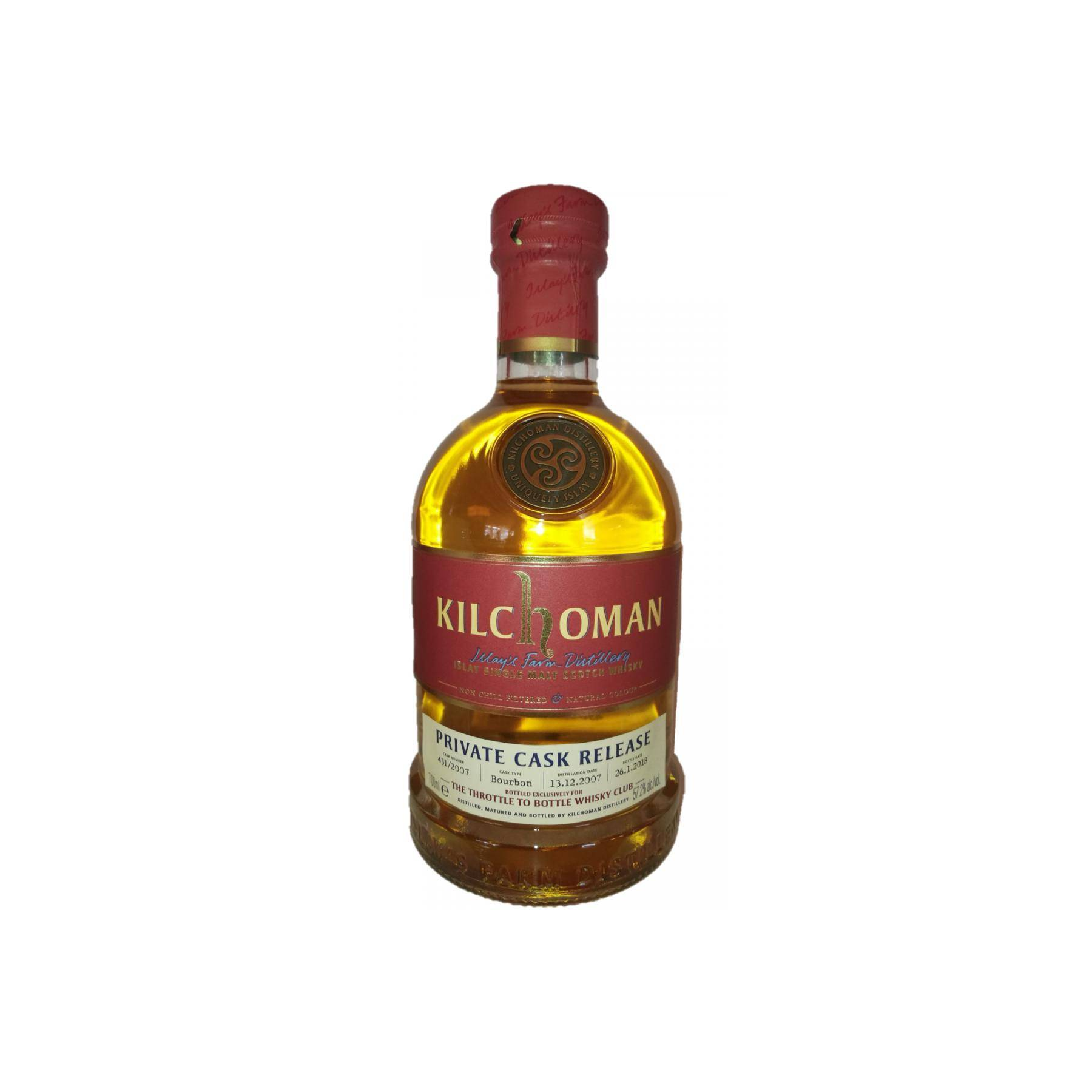 Kilchoman 2007 10 Years Single Malt Whisky