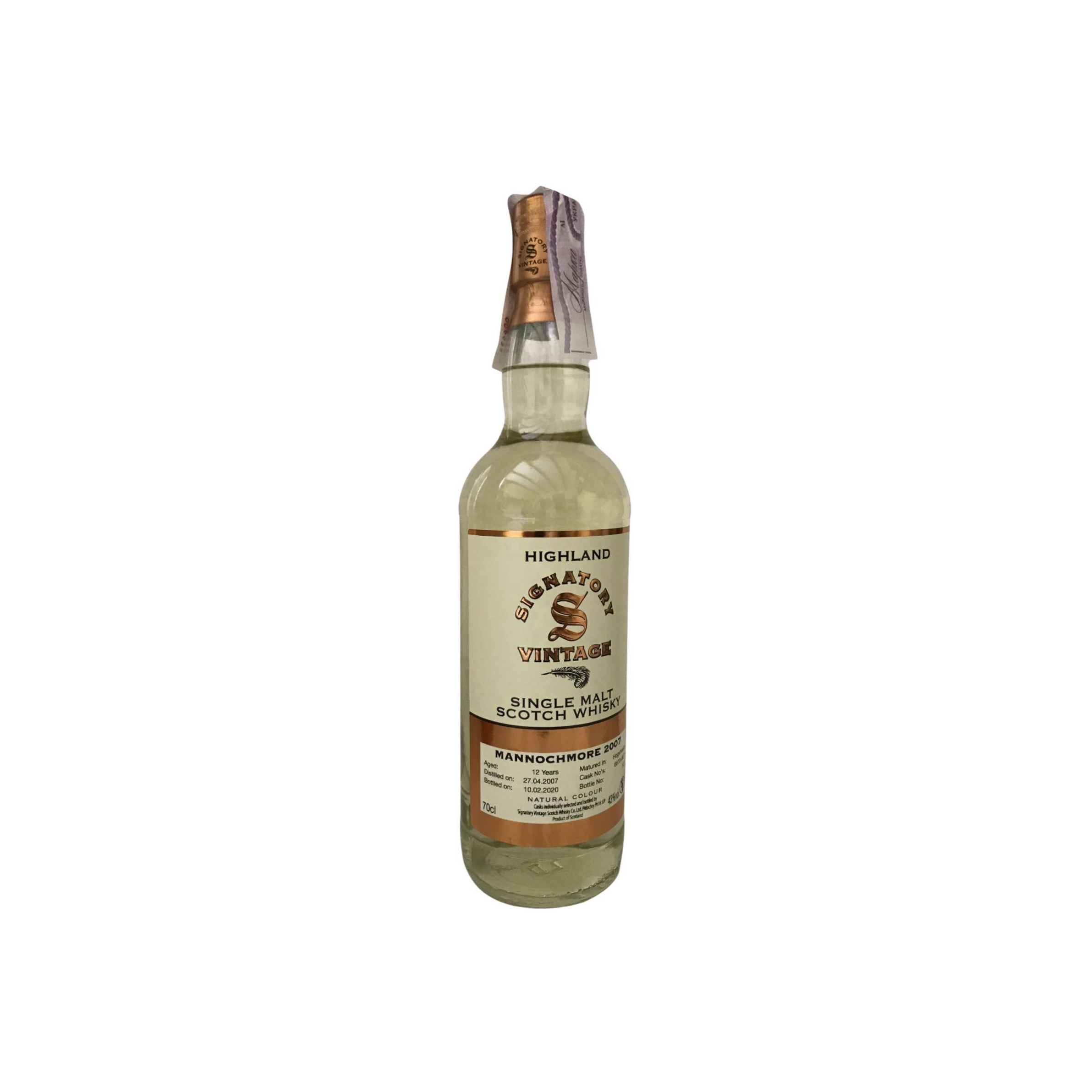 Mannochmore Vintage Collection 2007 12 Years Single Malt Whisky