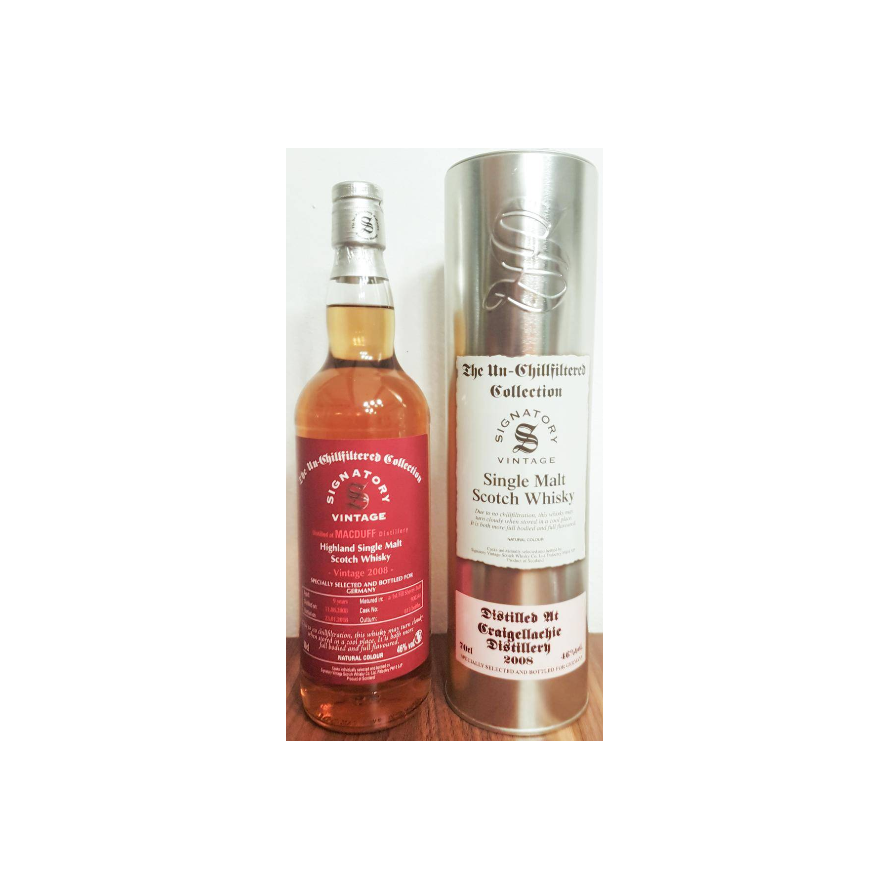 Macduff The Un-Chillfiltered Collection 2008 9 Years Single Malt Whisky 2
