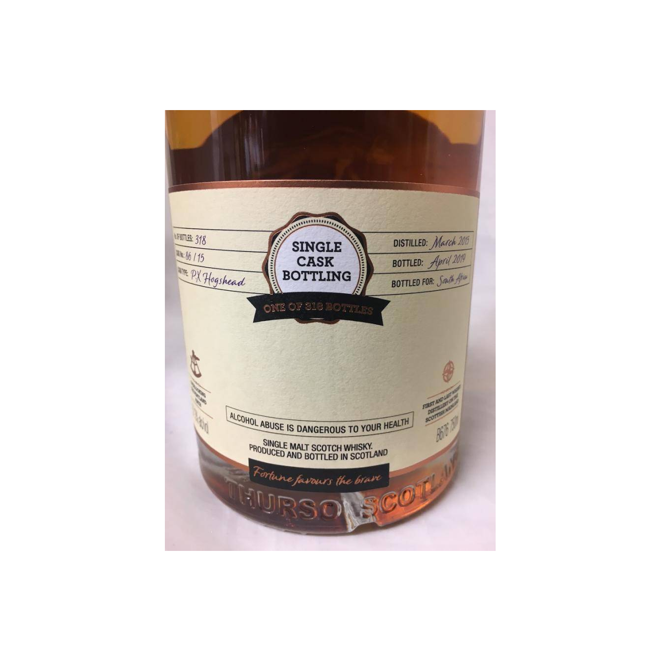 Wolfburn Individual Cask Bottling 2015 4 Years Single Malt Whisky 3