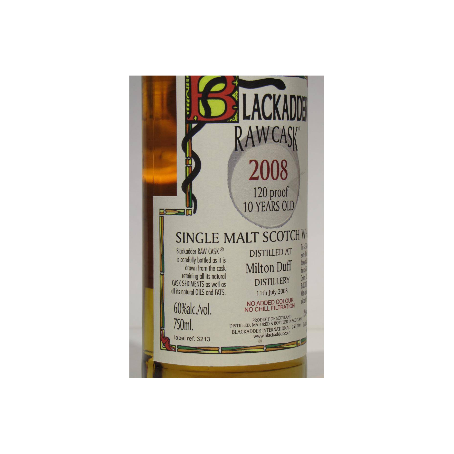 Miltonduff Raw Cask 2008 10 Years Single Malt Whisky 2