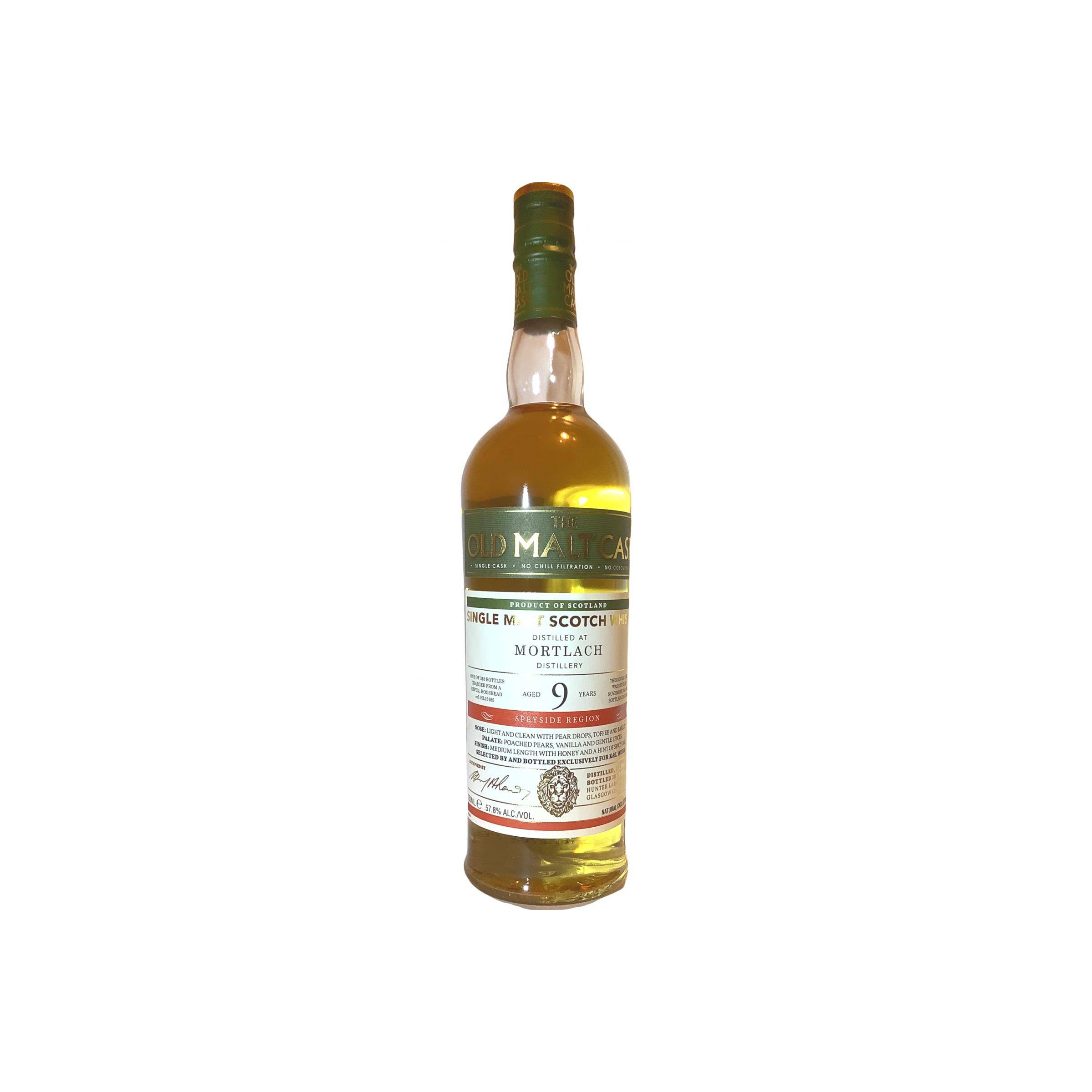 Mortlach Old Malt Cask 2008 9 Years Single Malt Whisky 2