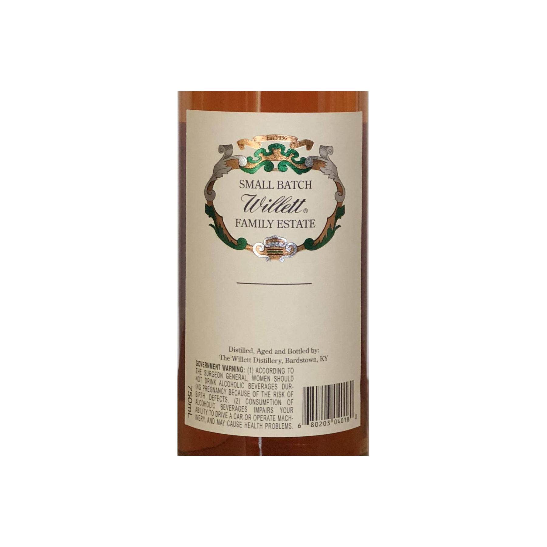 Willett 4 Years Rye Whisky 3